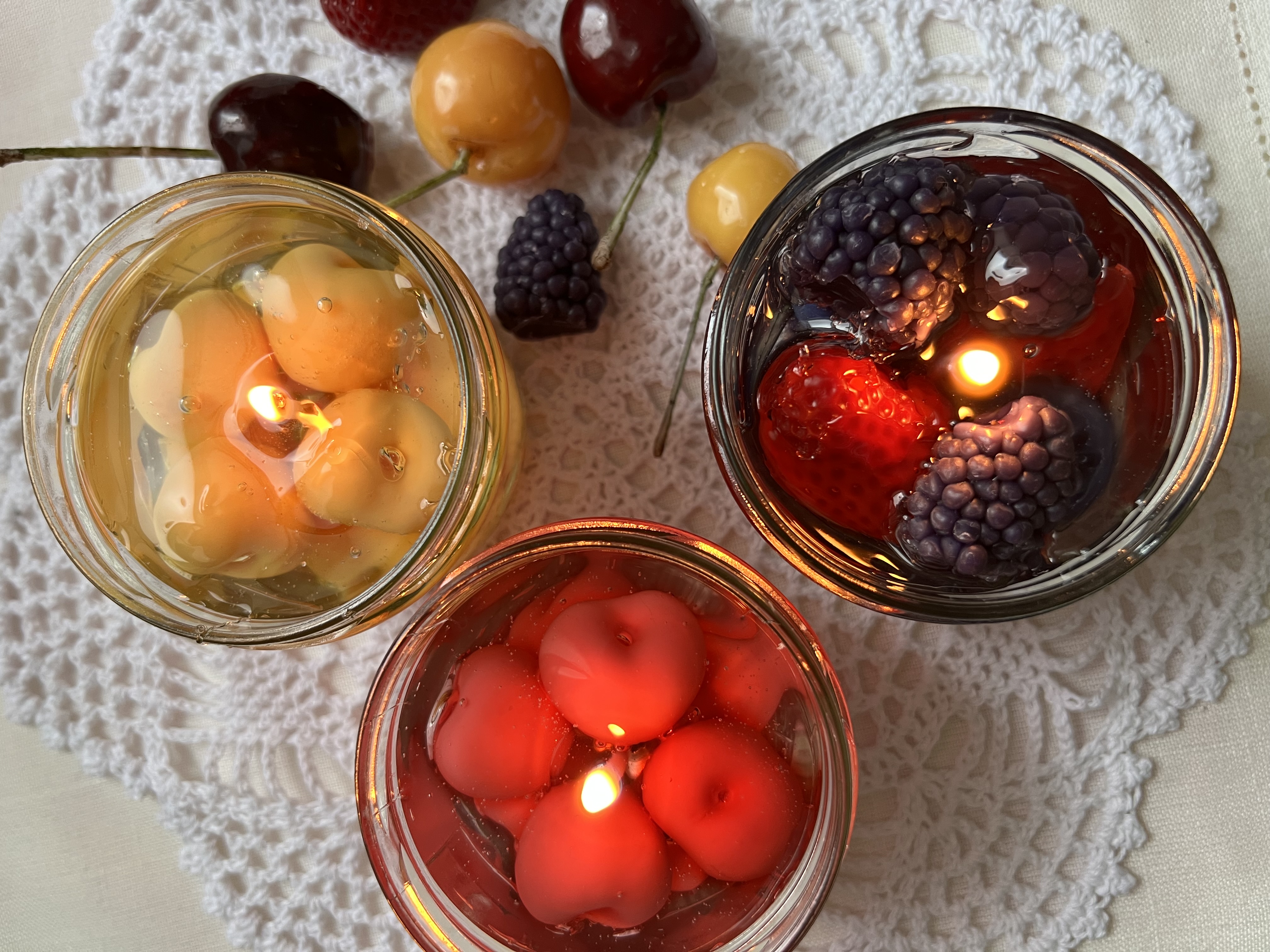 Marmelade Kerze